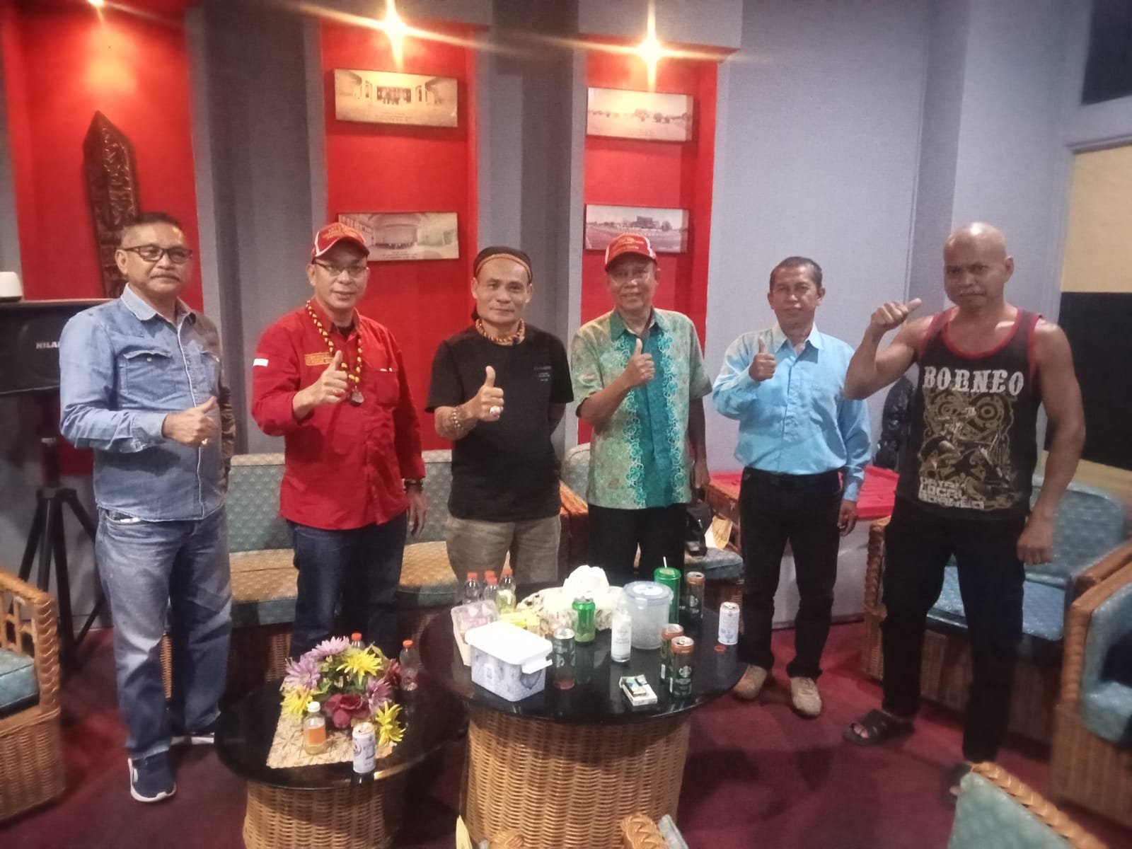 Kunjungan Rombongan DPP Mangkok Merah Borneo Bersatu